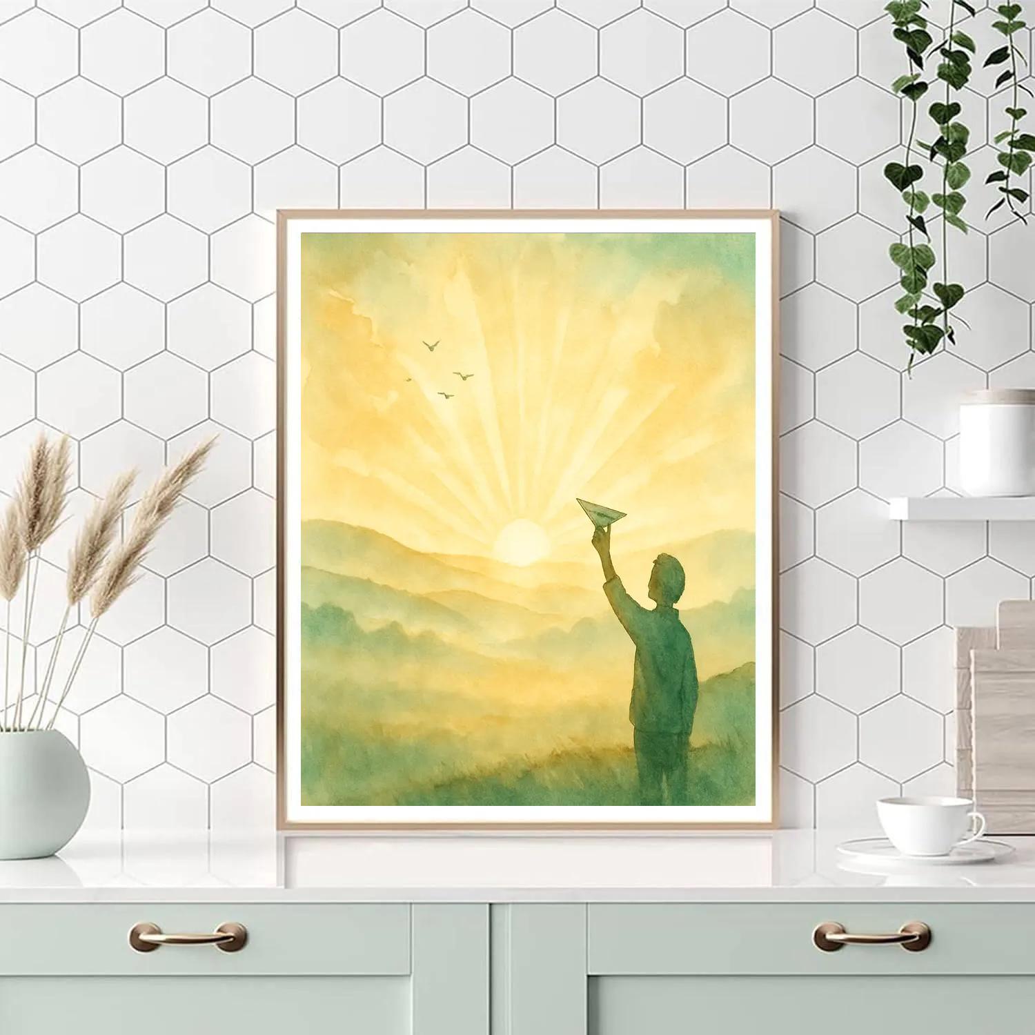 Inspire Dawn Uplift Number painting