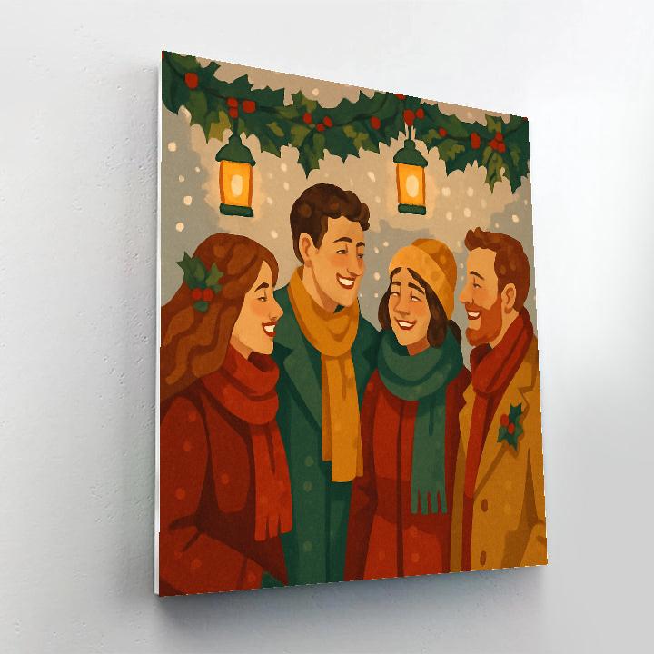 Midwinter Mingle Paint by numbers kits