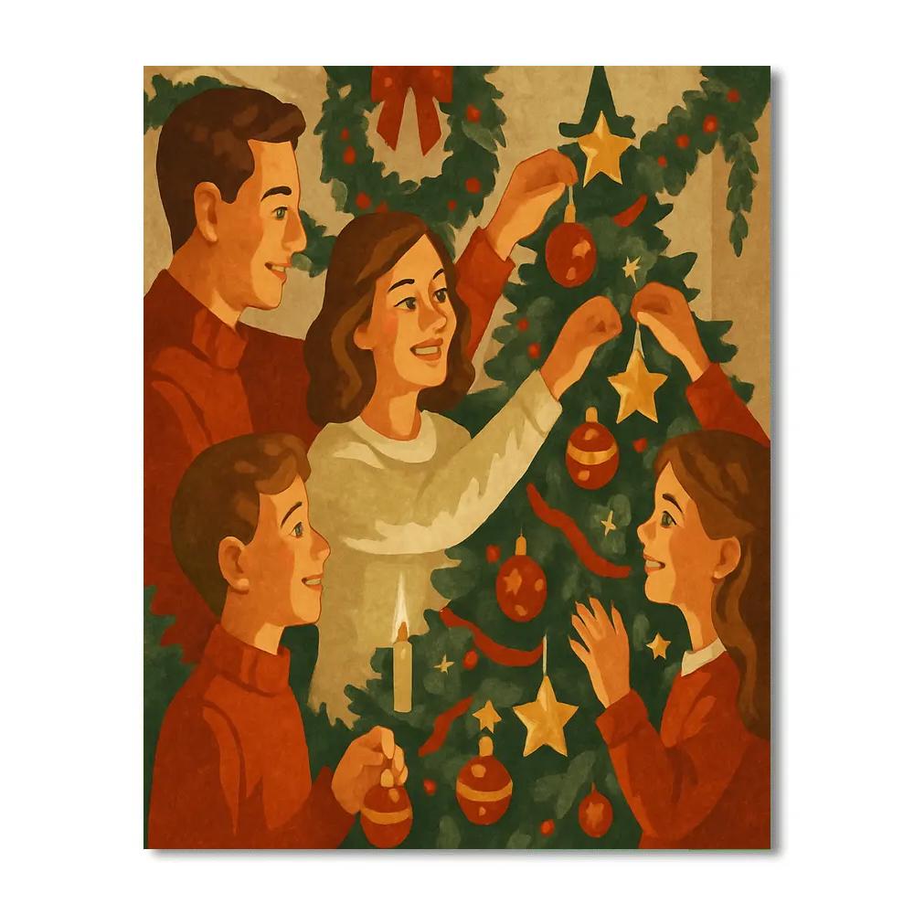 Ornaments And Wishes paint by color