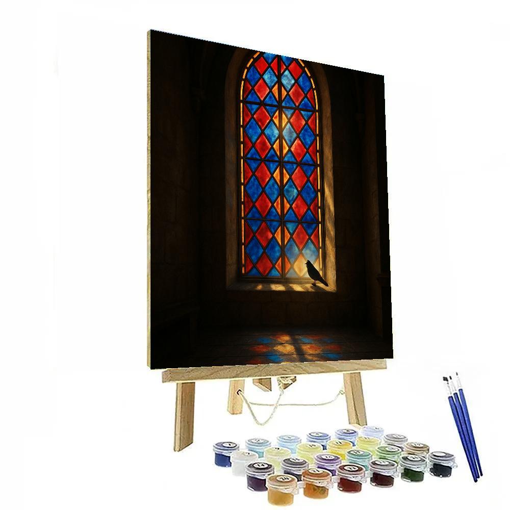 Stained Glass Morning Reverie painting number kit