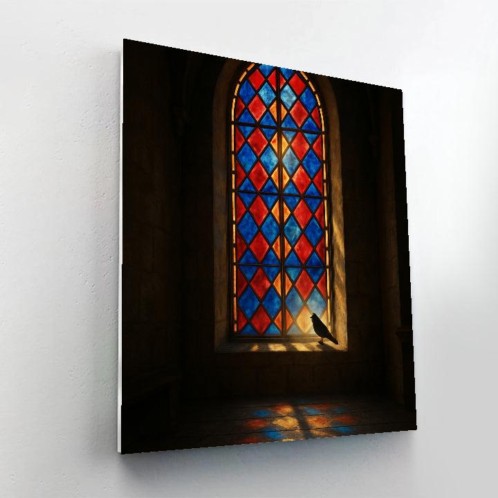 Stained Glass Morning Reverie painting number kit