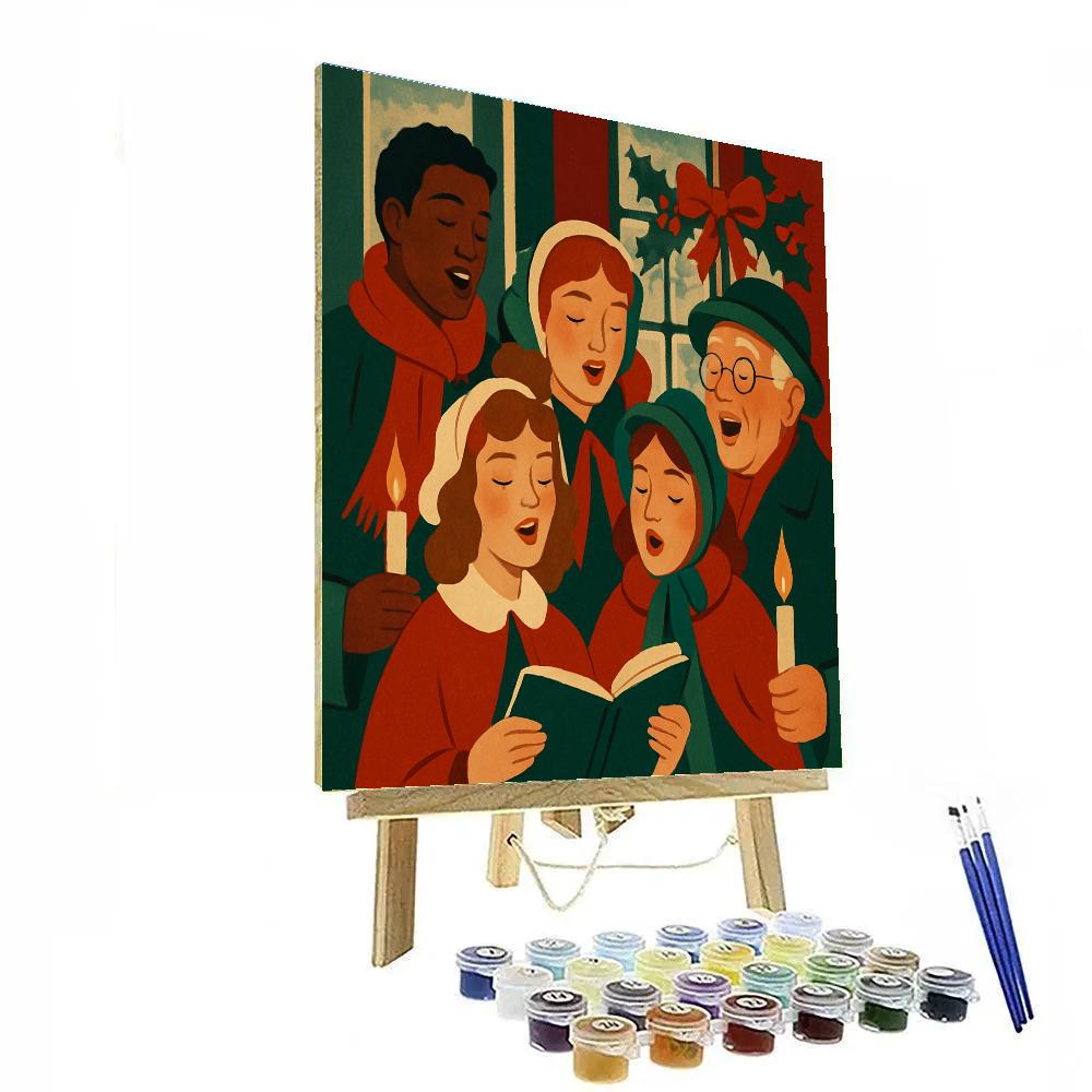 Candlelight Carols painting number kit