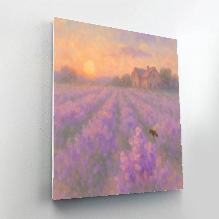 Lavender Field Whisper DIY paint by numbers