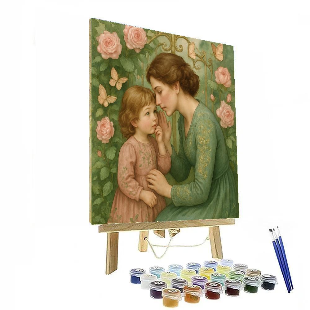 Garden Gate Whisper Painting by numbers kit