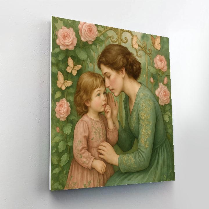 Garden Gate Whisper Painting by numbers kit