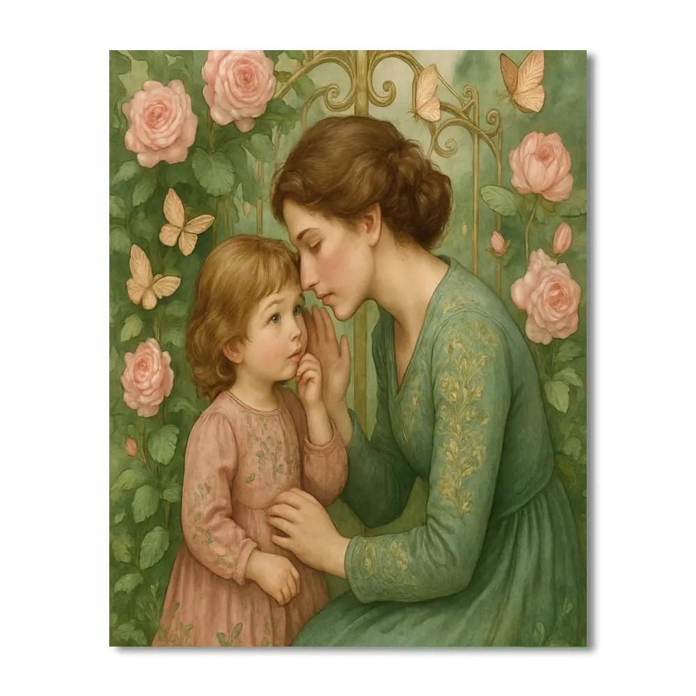 Garden Gate Whisper Painting by numbers kit