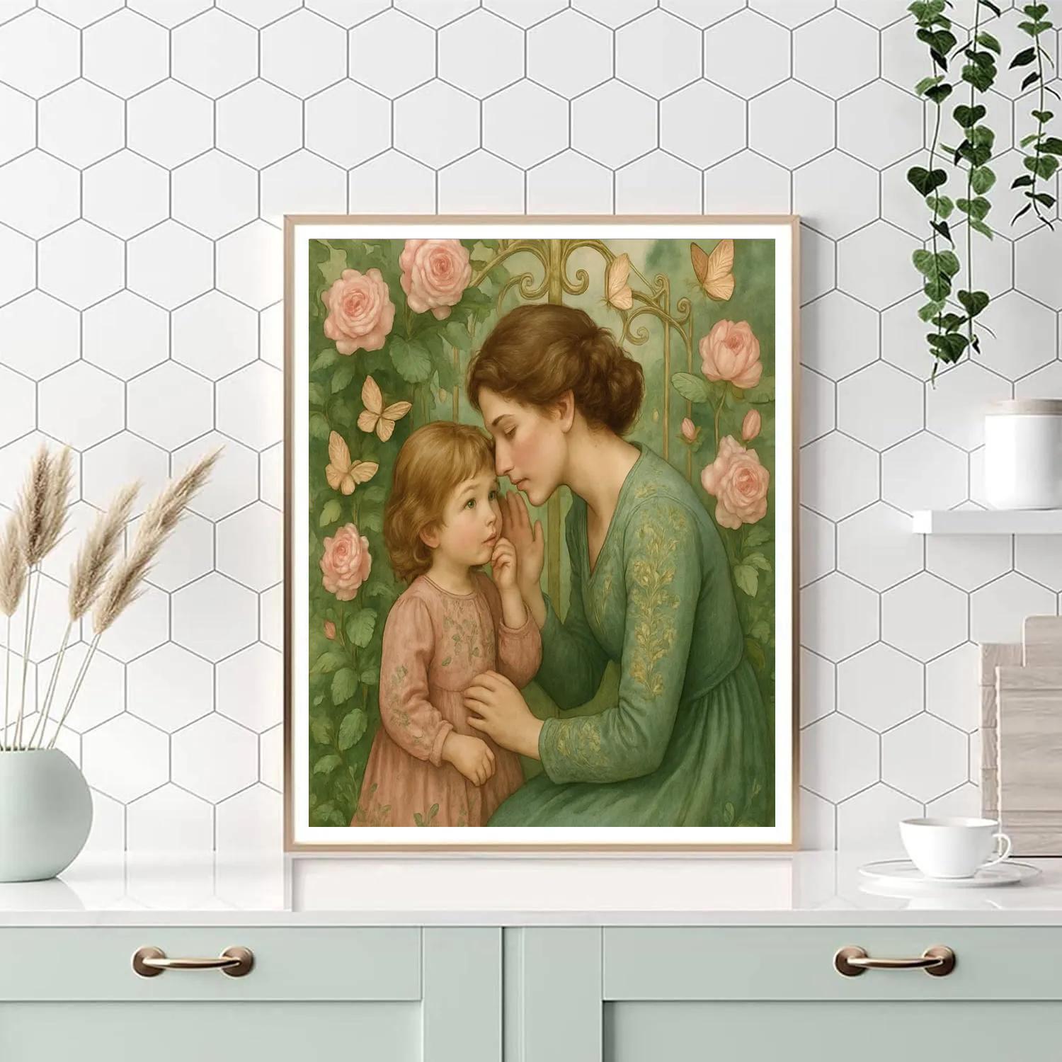 Garden Gate Whisper Painting by numbers kit