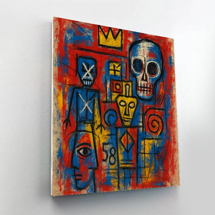 Basquiat Electric Echo Painting by numbers kit