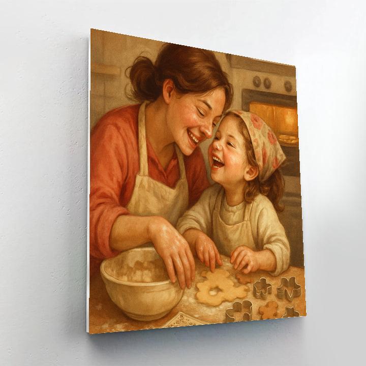 Baking Memories Flour Kiss paint by number