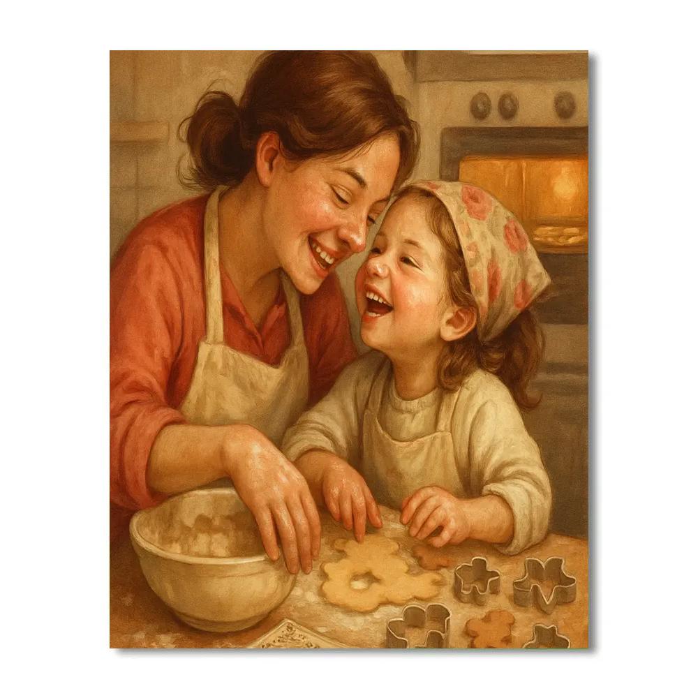 Baking Memories Flour Kiss paint by number