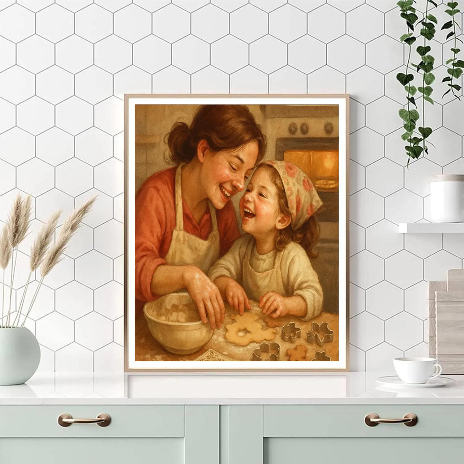 Baking Memories Flour Kiss paint by number