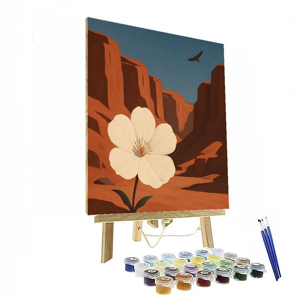 Georgia OKeeffe Desert Bloom Reverence Painting by numbers kit
