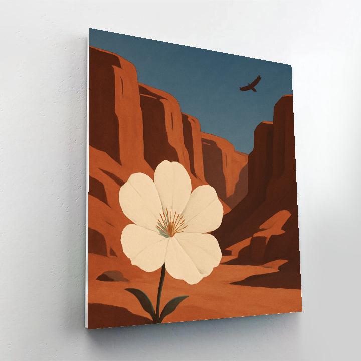 Georgia OKeeffe Desert Bloom Reverence Painting by numbers kit