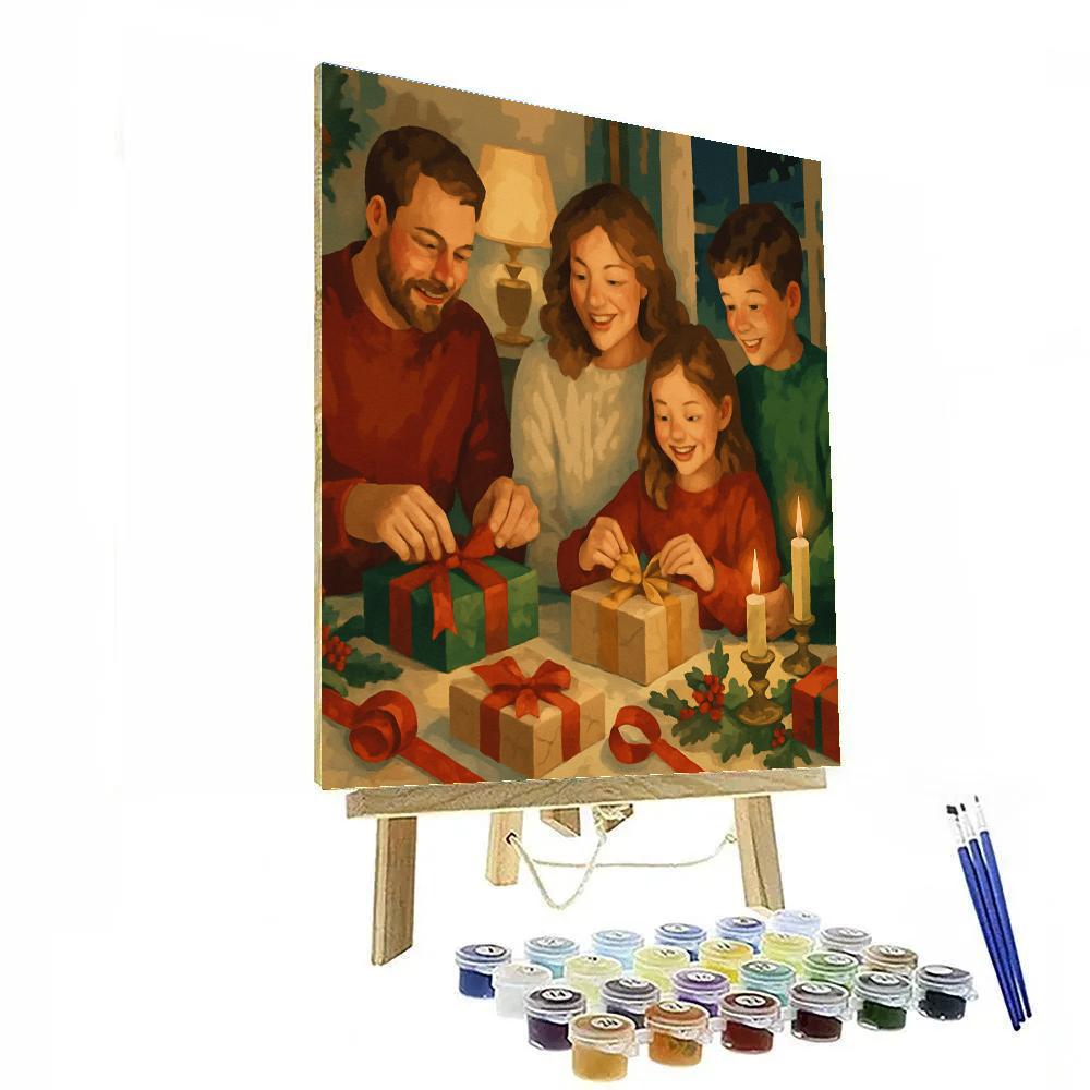 Ribboned Revelry painting number kit