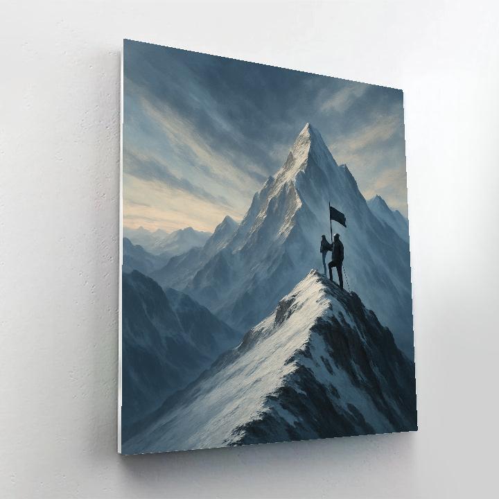 Mountain Skyline Ascent Painting by numbers kit