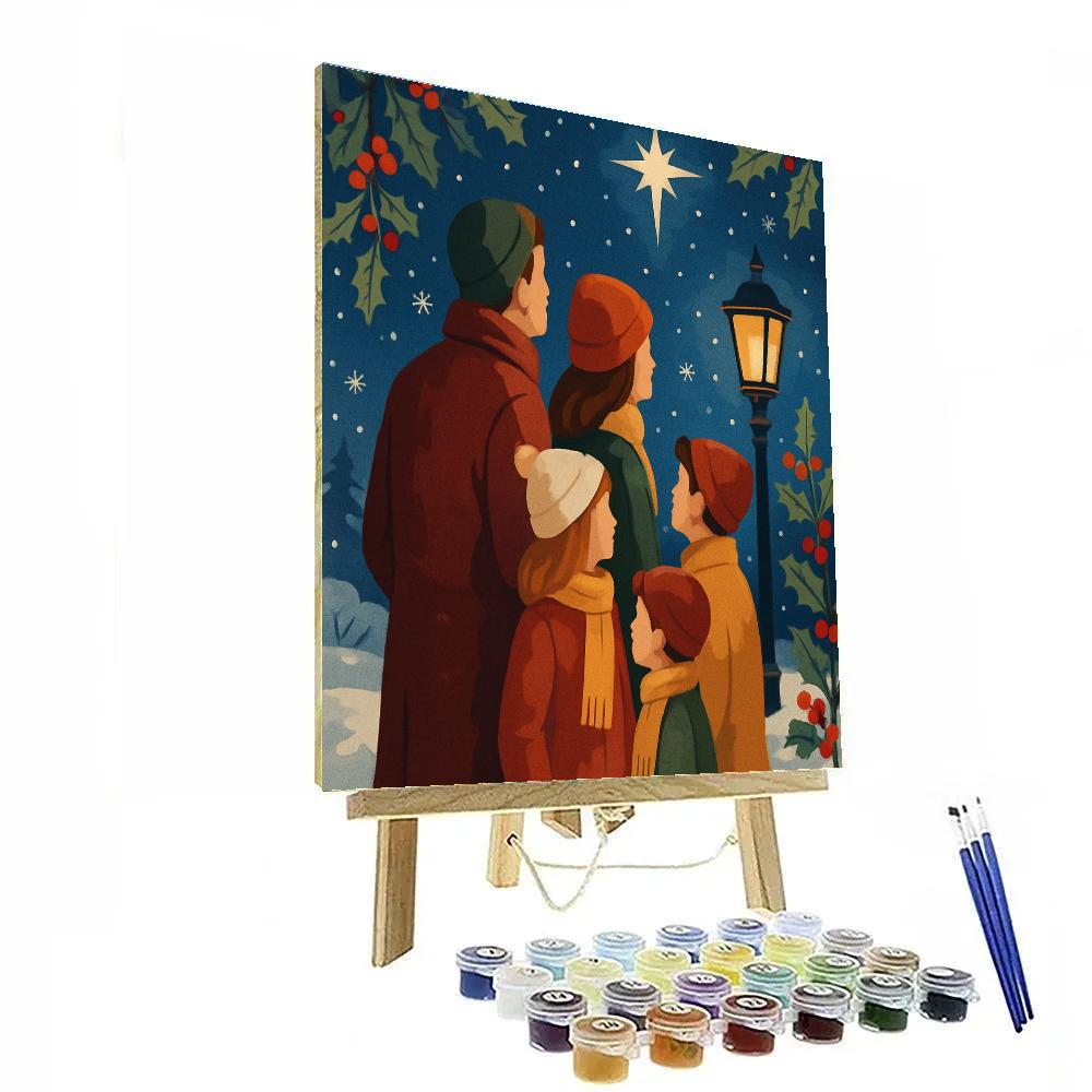 Silent Night Splendor paint by numbers
