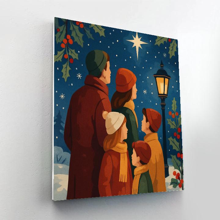 Silent Night Splendor paint by numbers