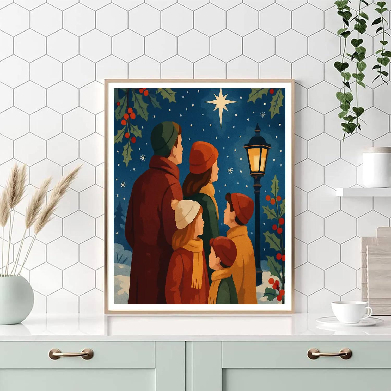 Silent Night Splendor paint by numbers