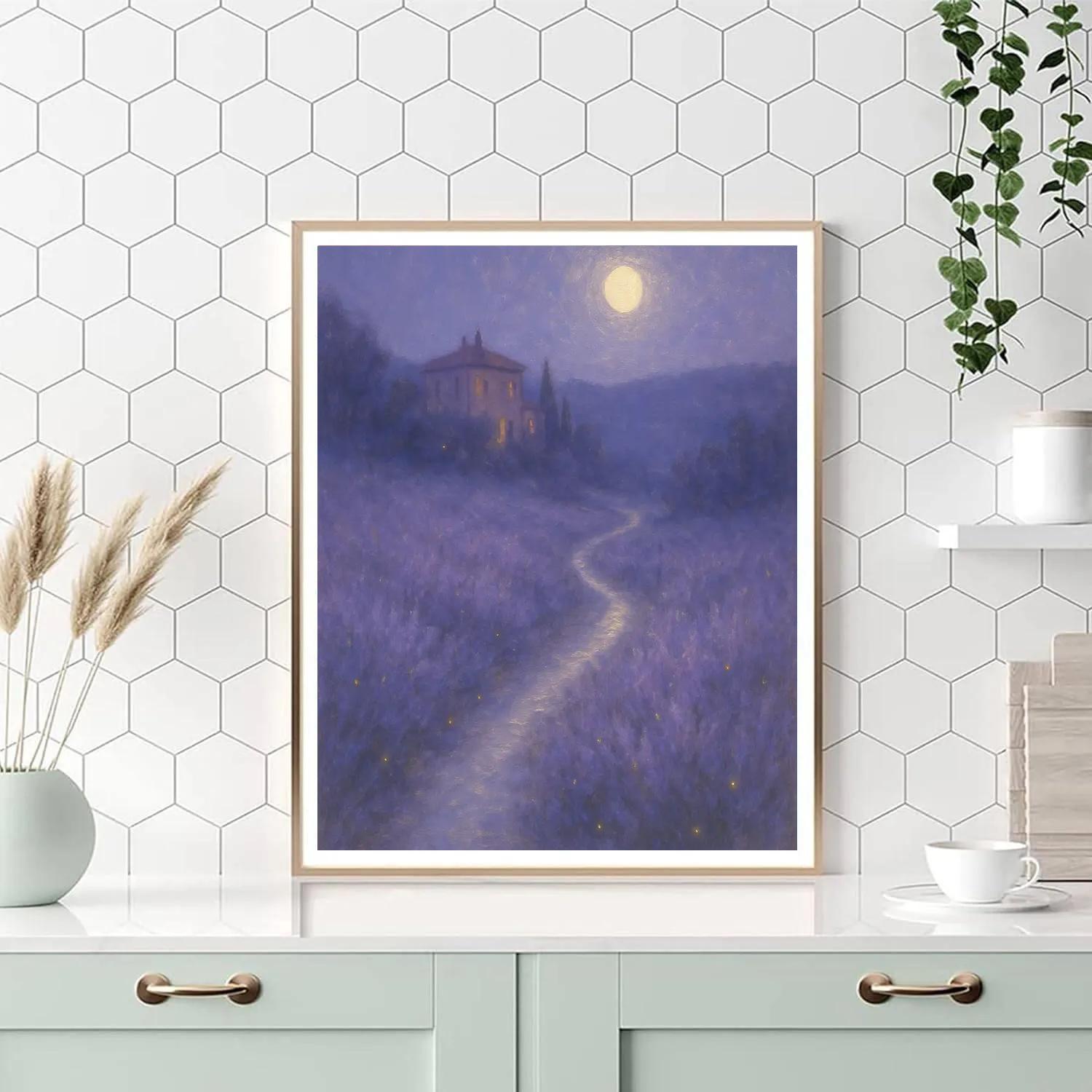 Tuscany Lavender Moonpath Paint by numbers art