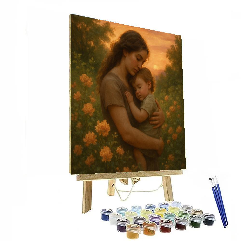 Sunset Garden Embrace Paint by numbers kits