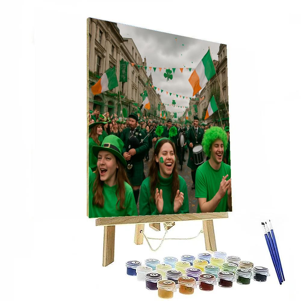St. Patrick’s Day Parade Dublin painting number kit
