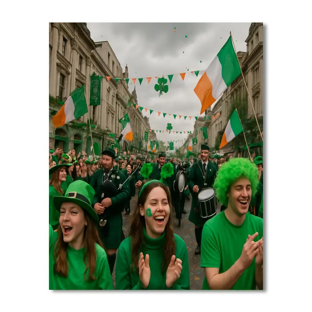 St. Patrick’s Day Parade Dublin painting number kit