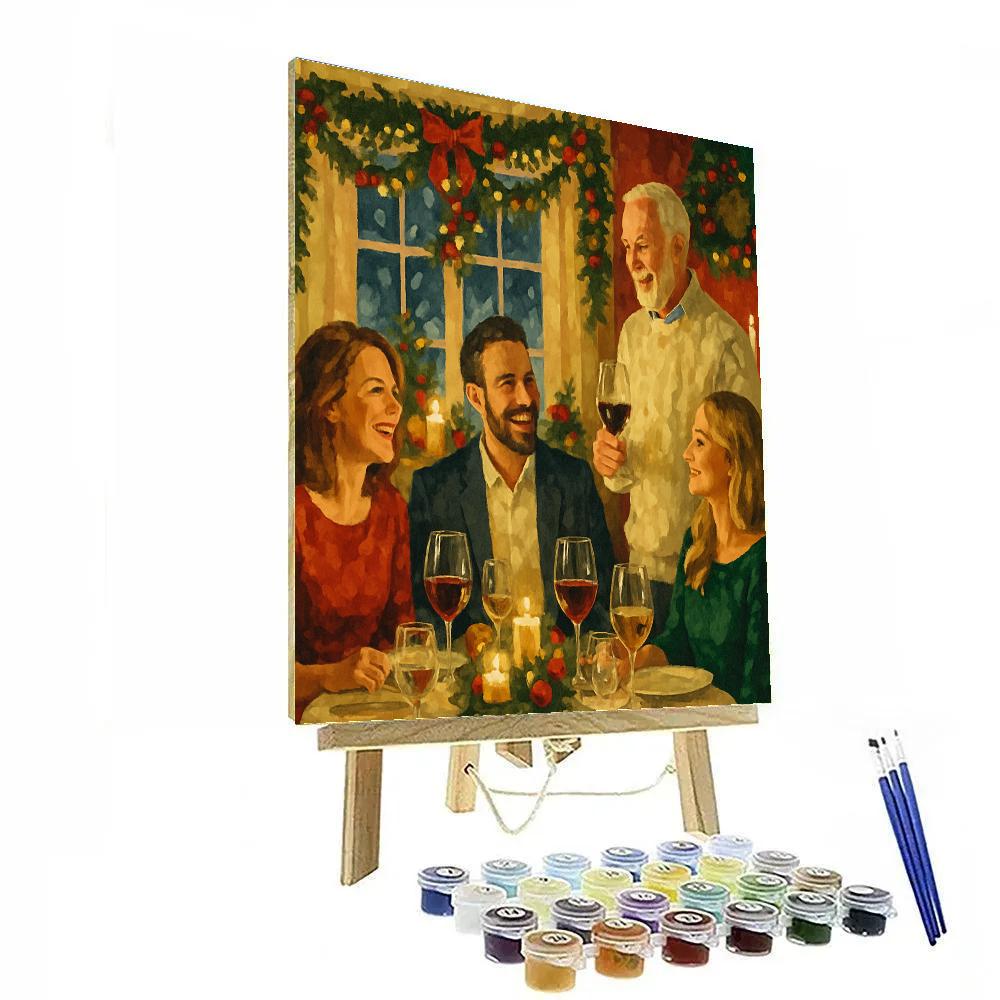 Festooned Festivity paint by numbers