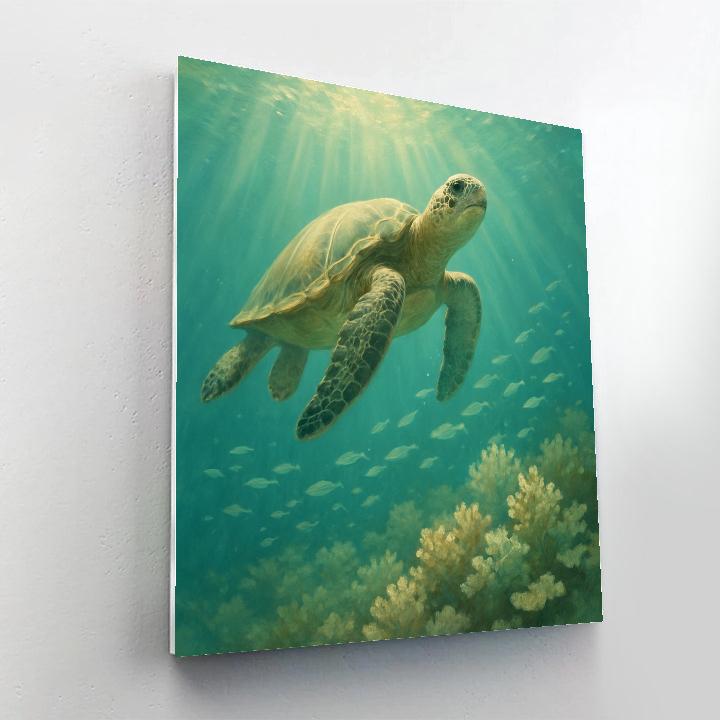 Turtle Ocean Wanderer Painting by numbers kit