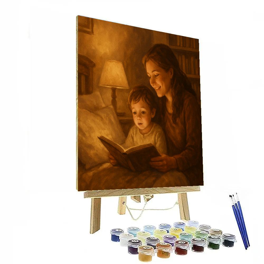 Bedtime Story Together DIY paint by numbers