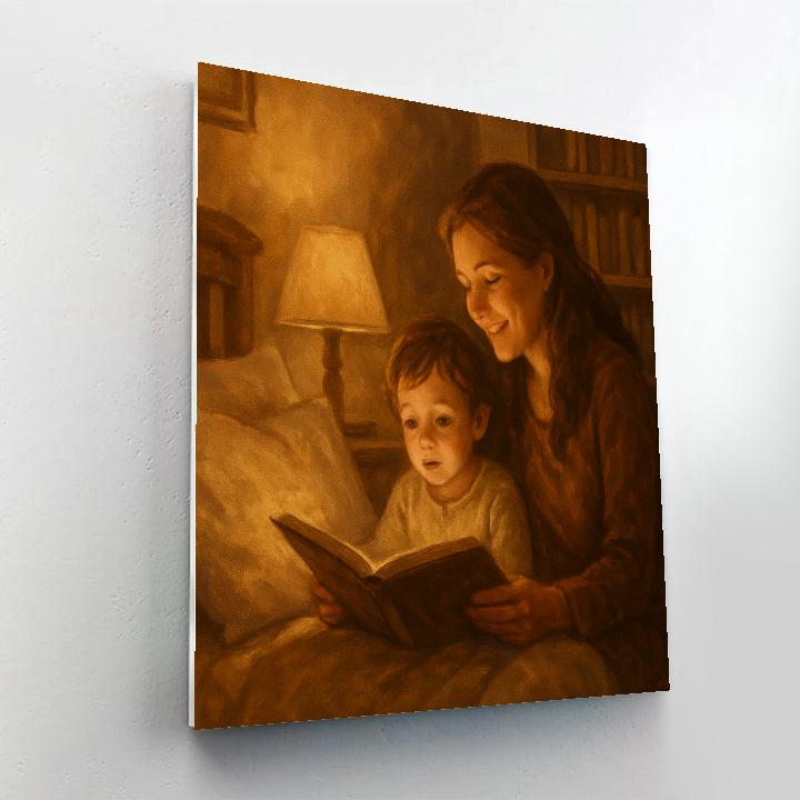 Bedtime Story Together DIY paint by numbers