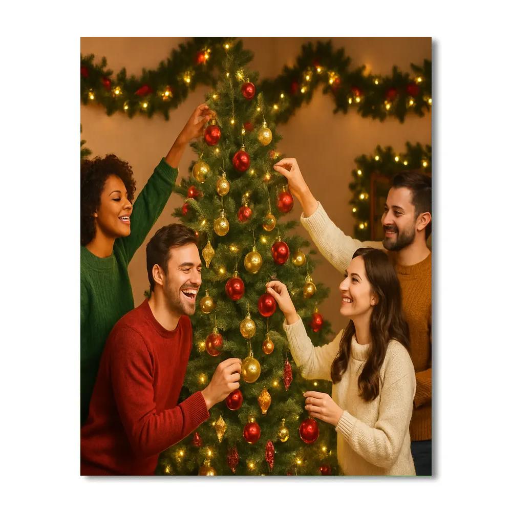 Ornament Adorned Joy Paint by numbers kits