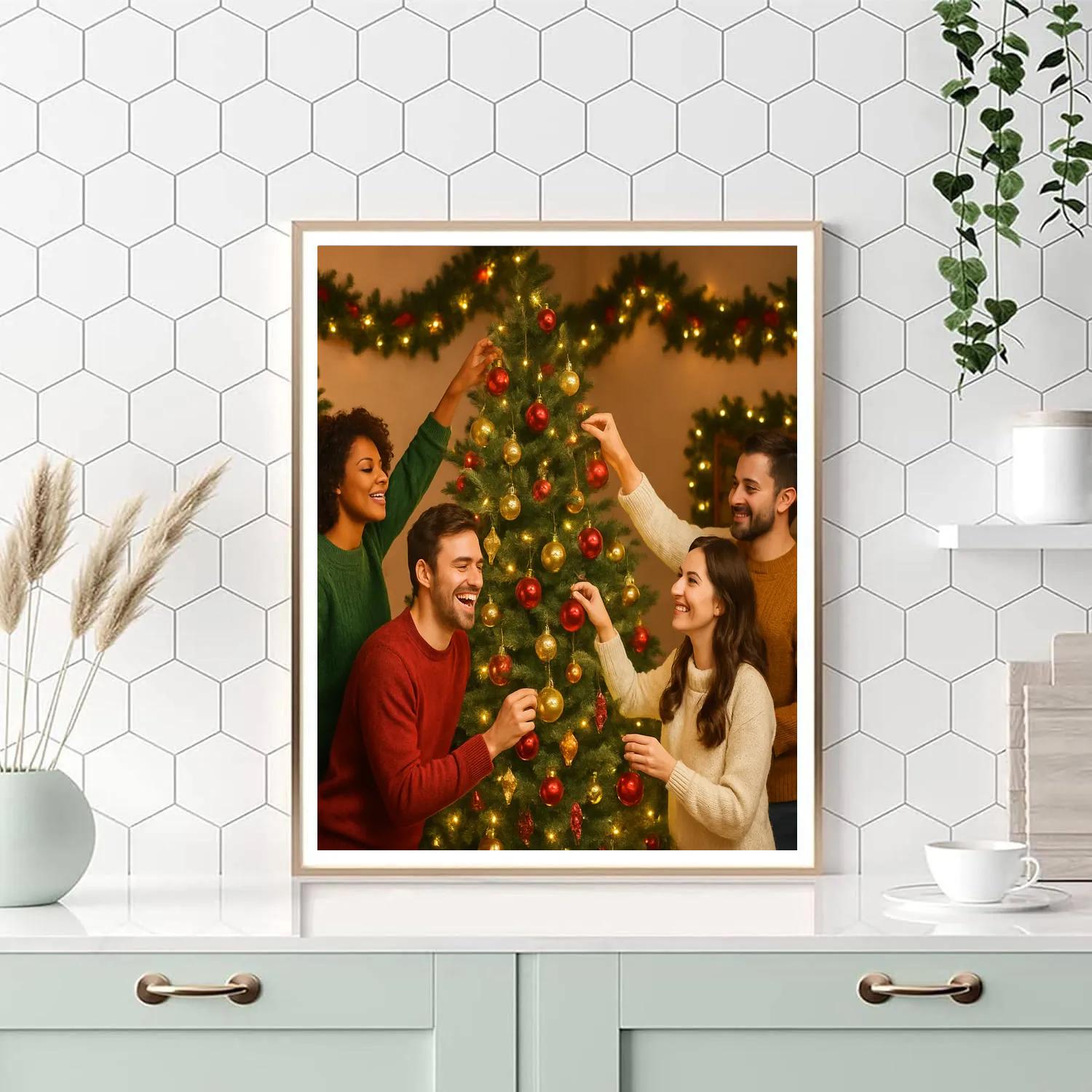 Ornament Adorned Joy Paint by numbers kits