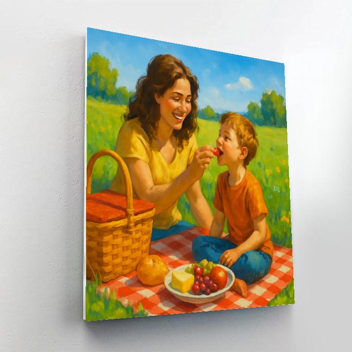 Picnic Joy In The Meadow Paint by numbers kits