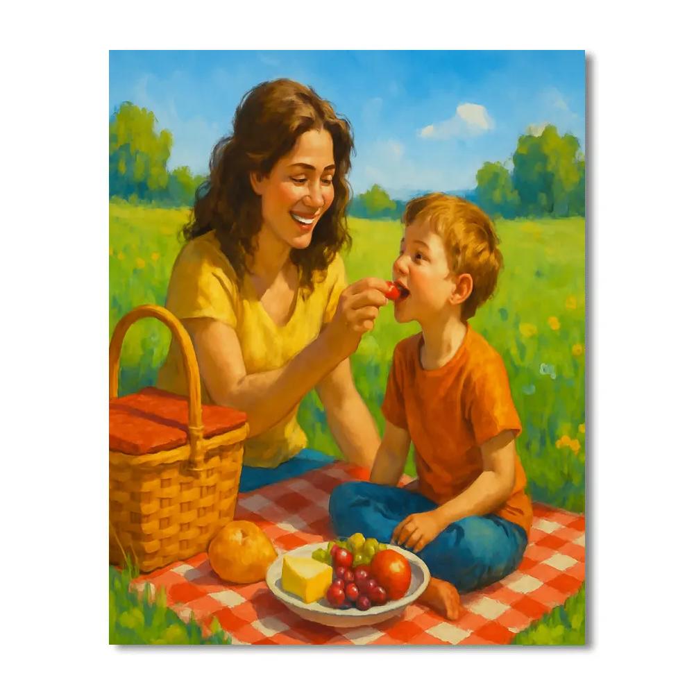 Picnic Joy In The Meadow Paint by numbers kits