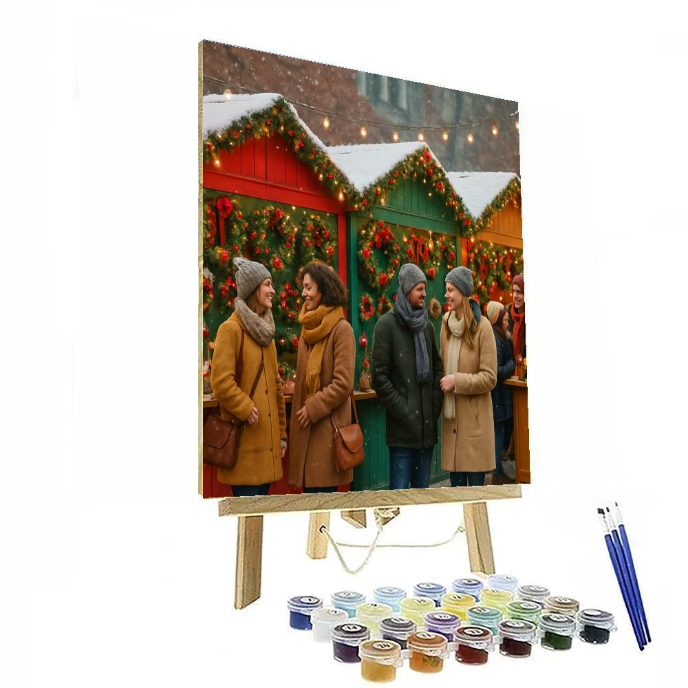 Wreaths Of Winter Number painting