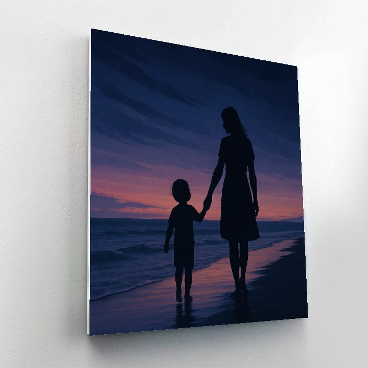 Seaside Stroll At Twilight DIY paint by numbers