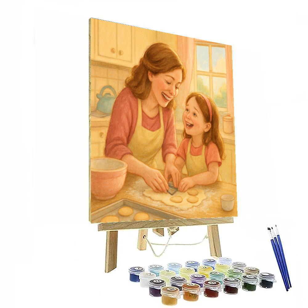 Heartfelt Bond In The Kitchen DIY paint by numbers