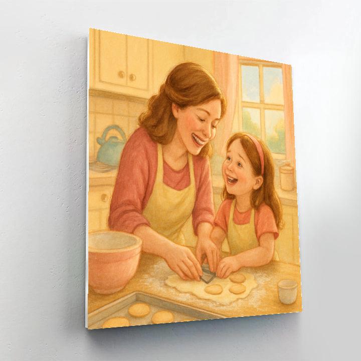 Heartfelt Bond In The Kitchen DIY paint by numbers