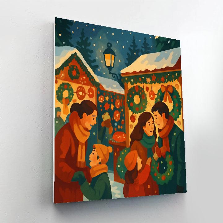 Twinkle Market Stroll paint by numbers