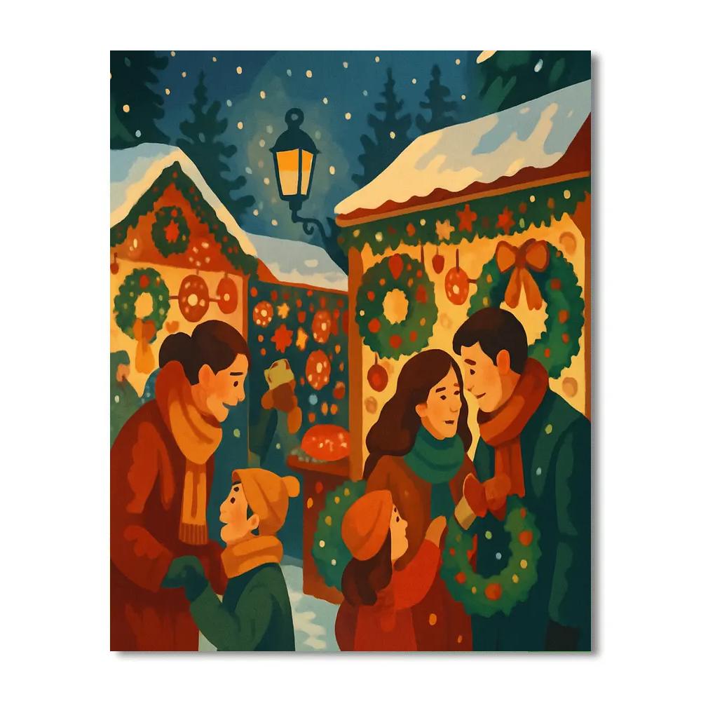 Twinkle Market Stroll paint by numbers