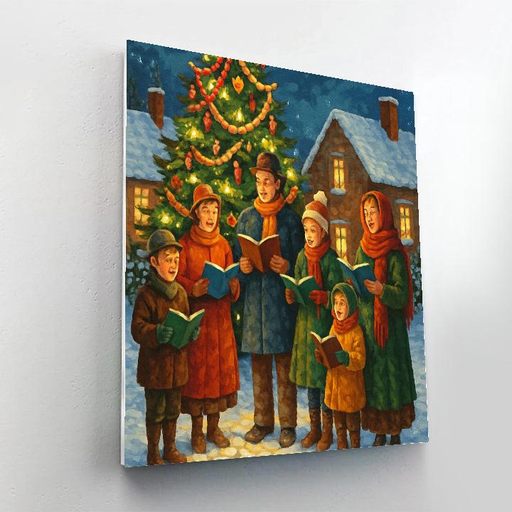 Stars Over Village Green paint by color