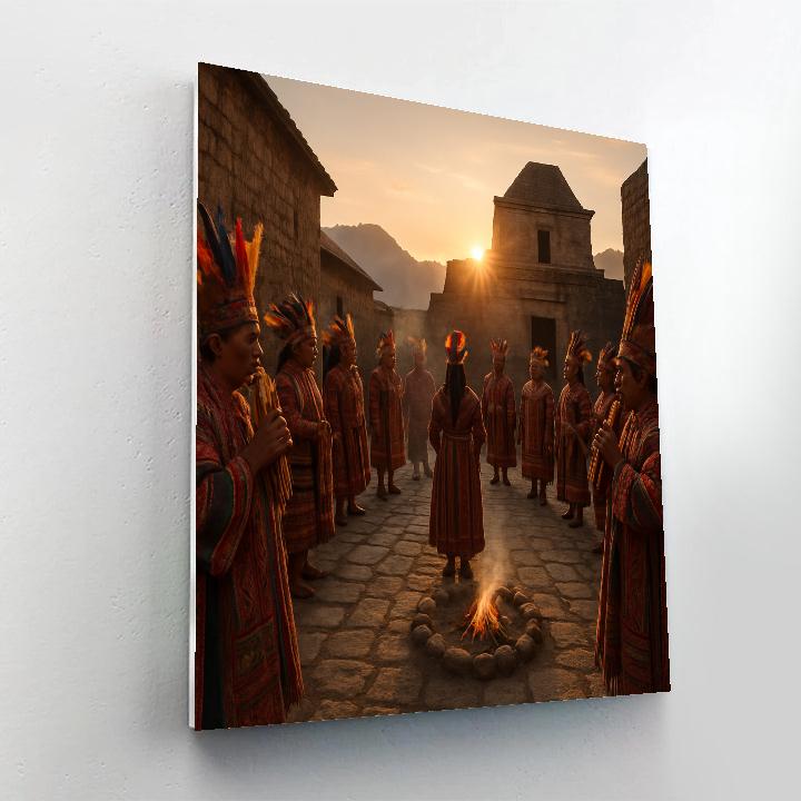 Inti Raymi Sacred Temple Ceremony Paint by numbers kits