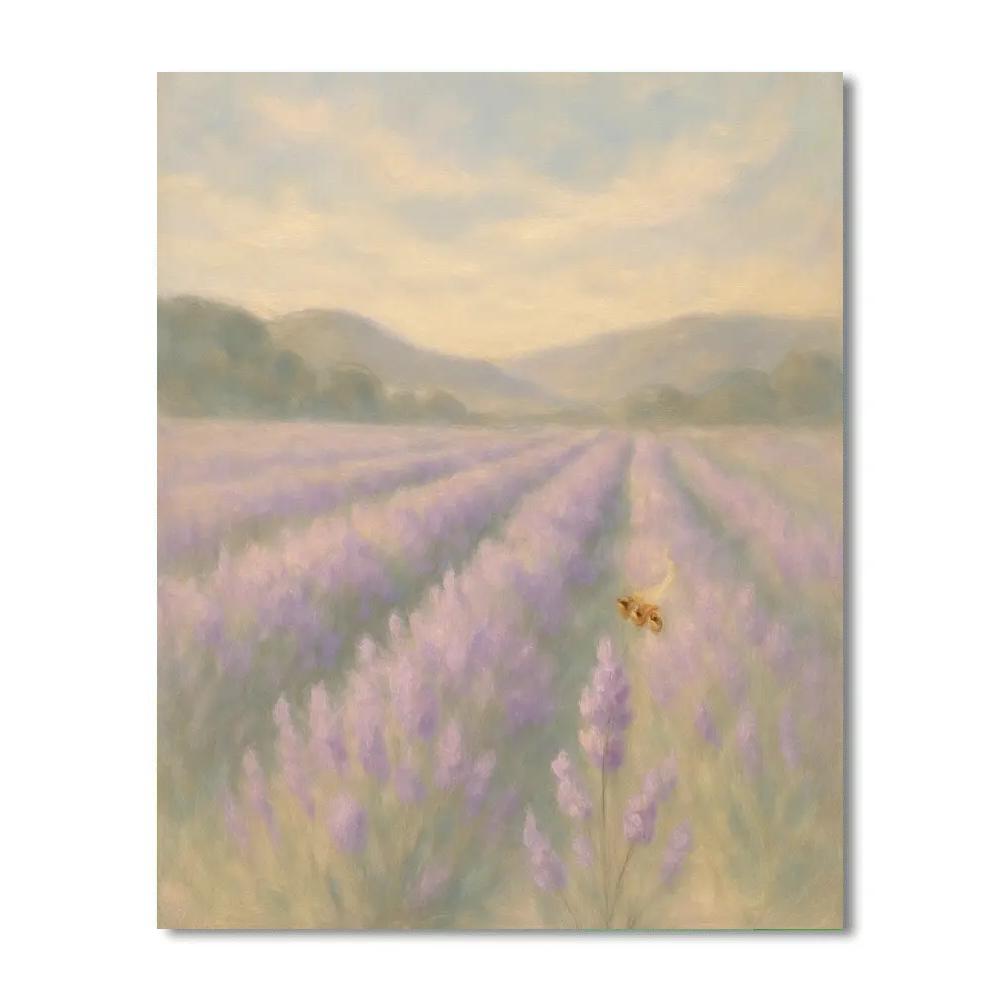 Lavender Valley Breeze Painting by numbers kit