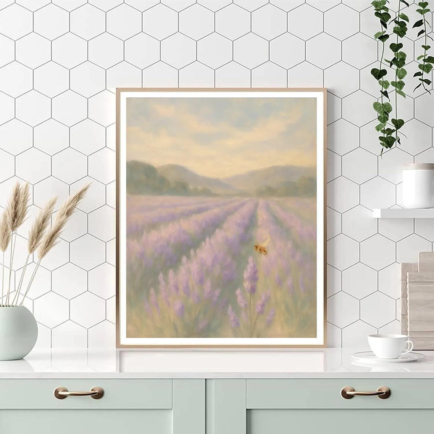 Lavender Valley Breeze Painting by numbers kit