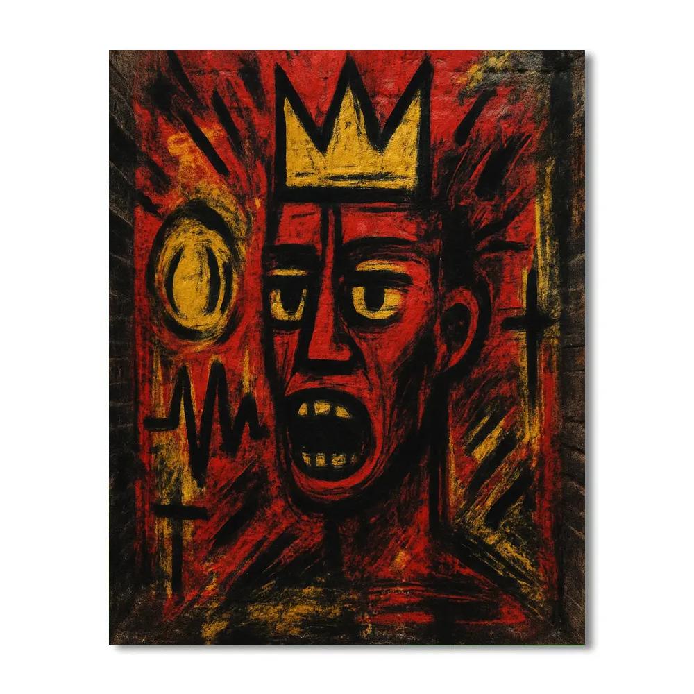 Basquiat Echoes Crownline Numbered painting kits