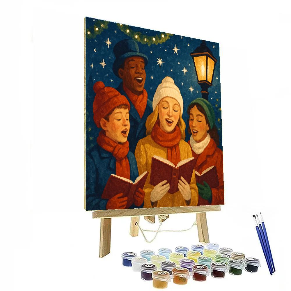 Starlit Carol Ensemble Paint by numbers art