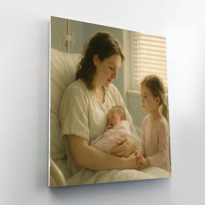 Hospital Recovery Handhold Number painting