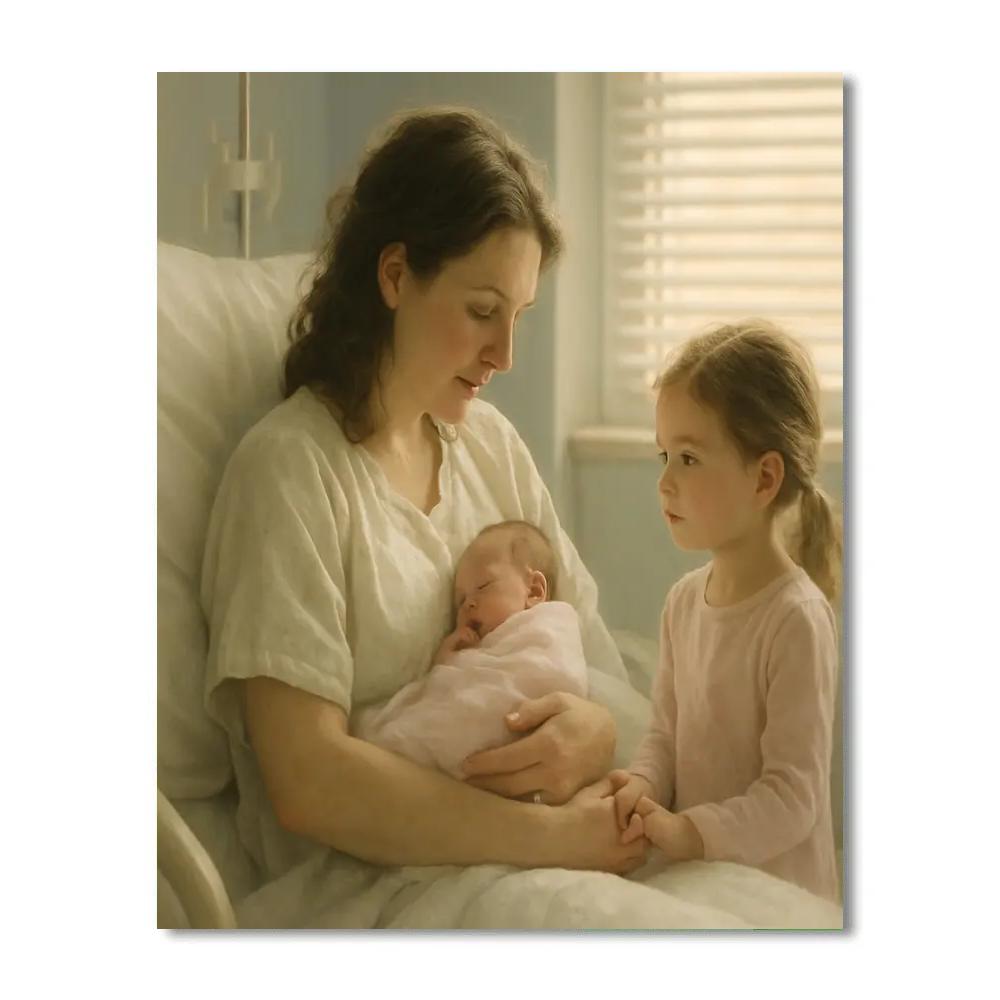 Hospital Recovery Handhold Number painting