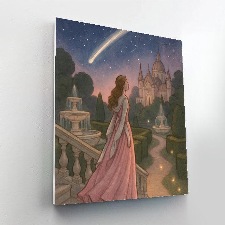 Princess Starcourt Garden paint by numbers