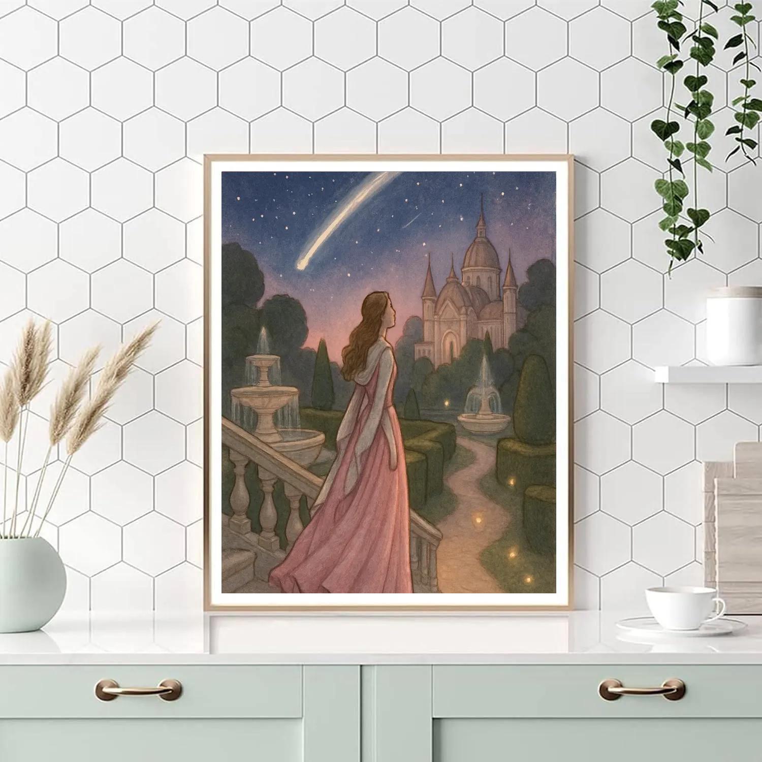 Princess Starcourt Garden paint by numbers